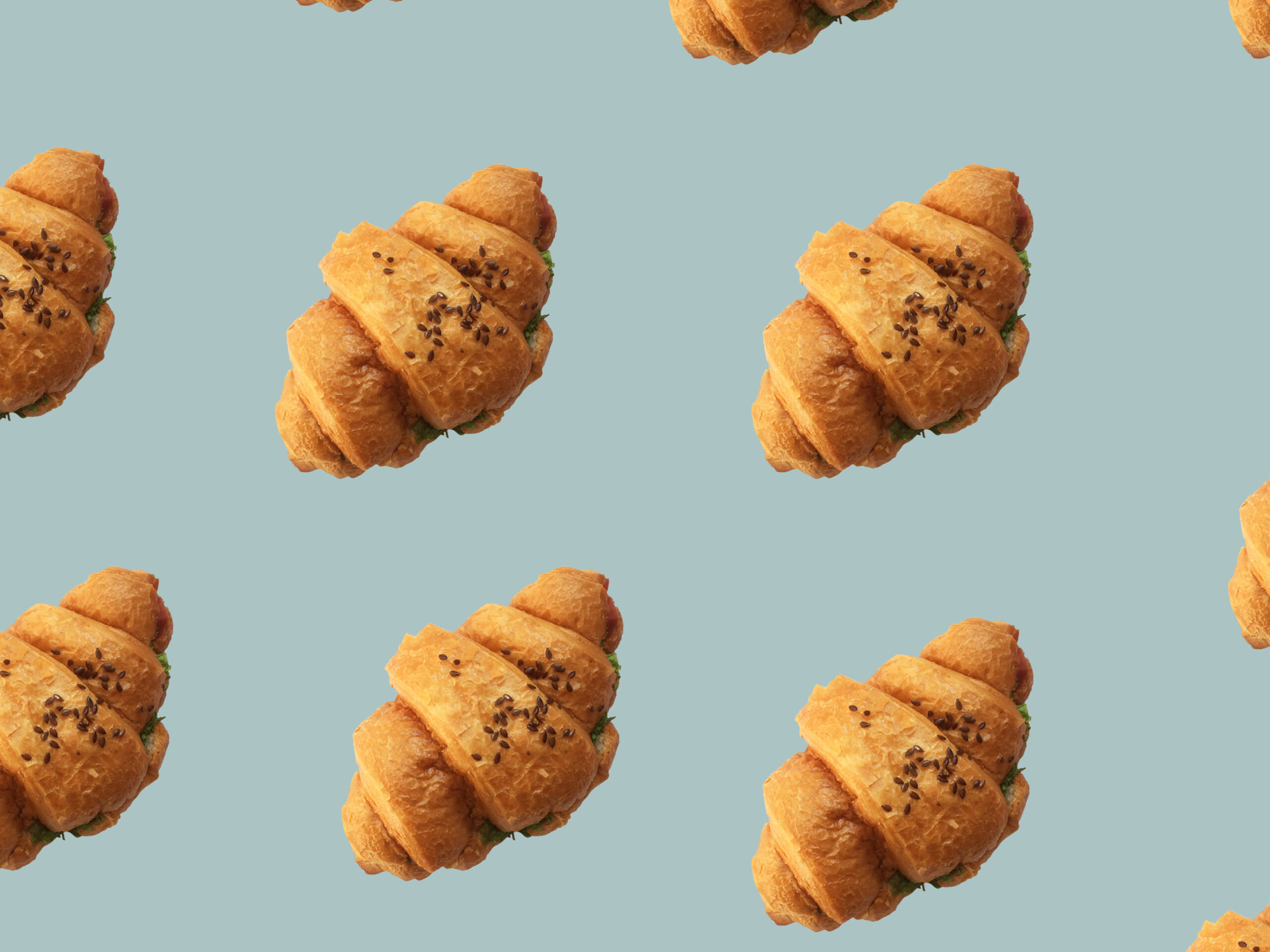 クロワッサンの生地をワッフルメーカーで