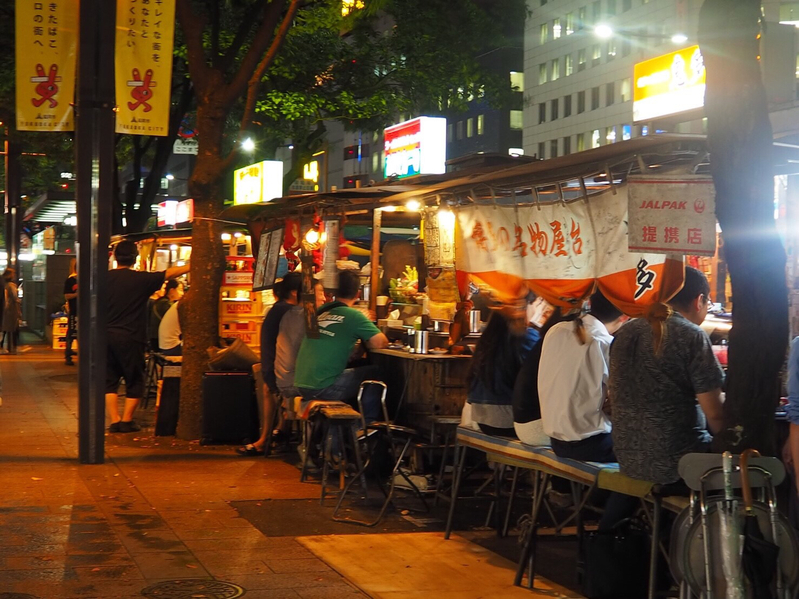 ▷Dinnerは屋台デビュー