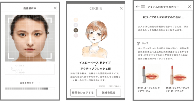 パーソナルカラー診断ができる｜ORBIS