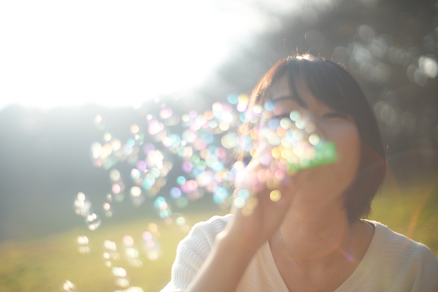 オールドレンズ越しの