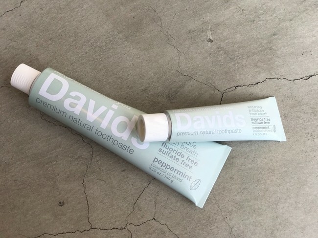 Davidsの歯みがき粉は100%の天然成分!