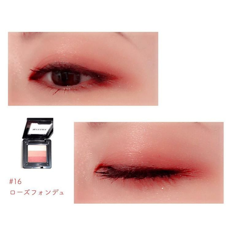 POINT:アイメイクは赤み系を