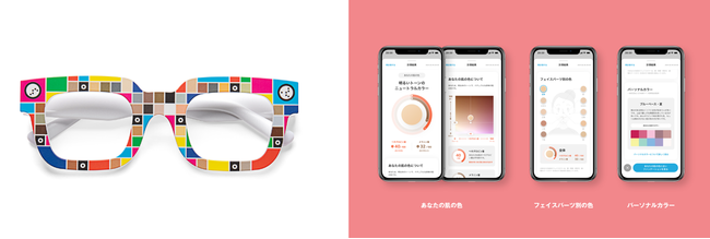 スマホで似合うファンデの色を提案