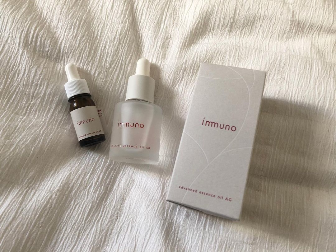 immunoの美容オイルは化粧水前に使う