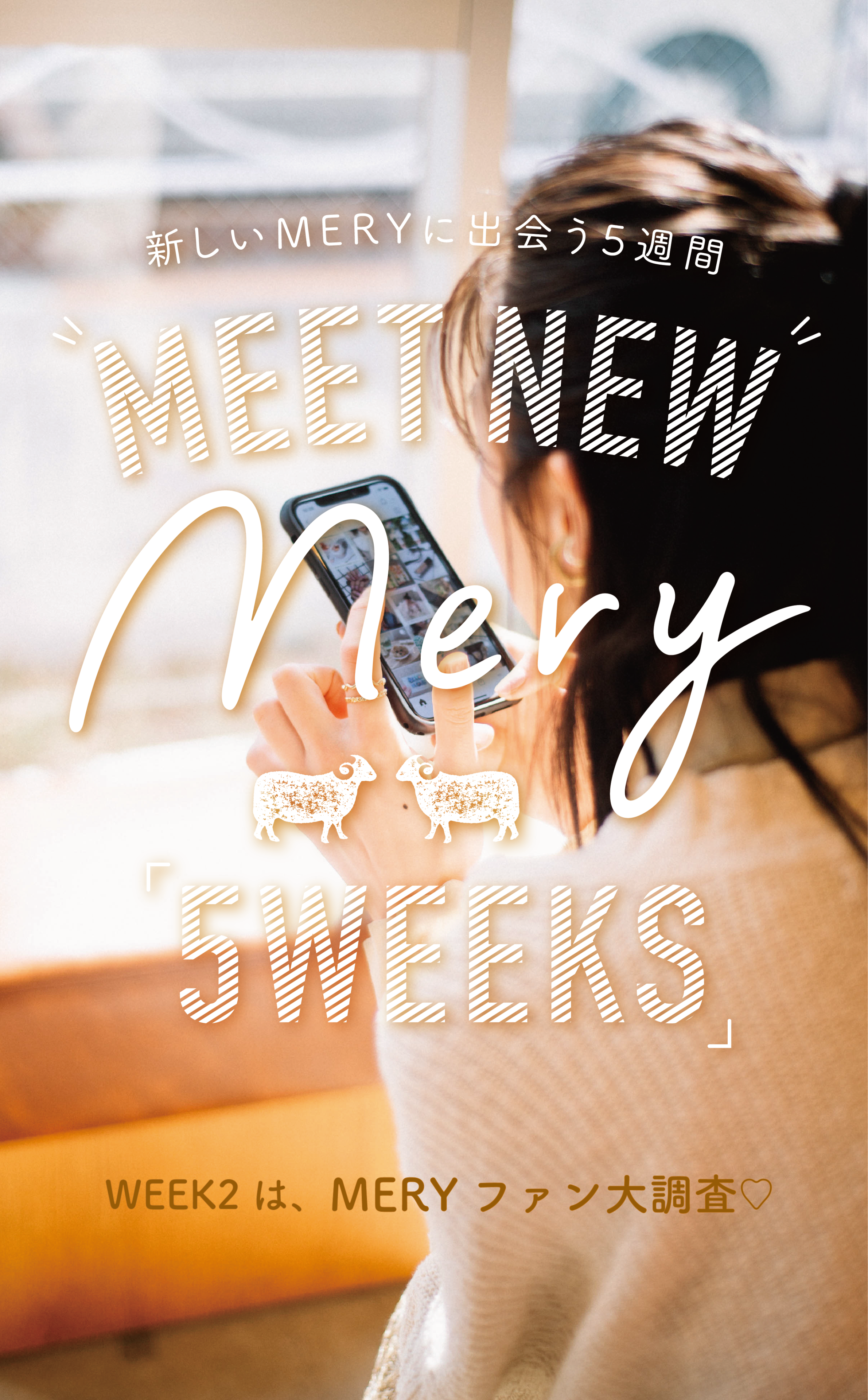 4月27日~は「MERYファン大調査」を実施!