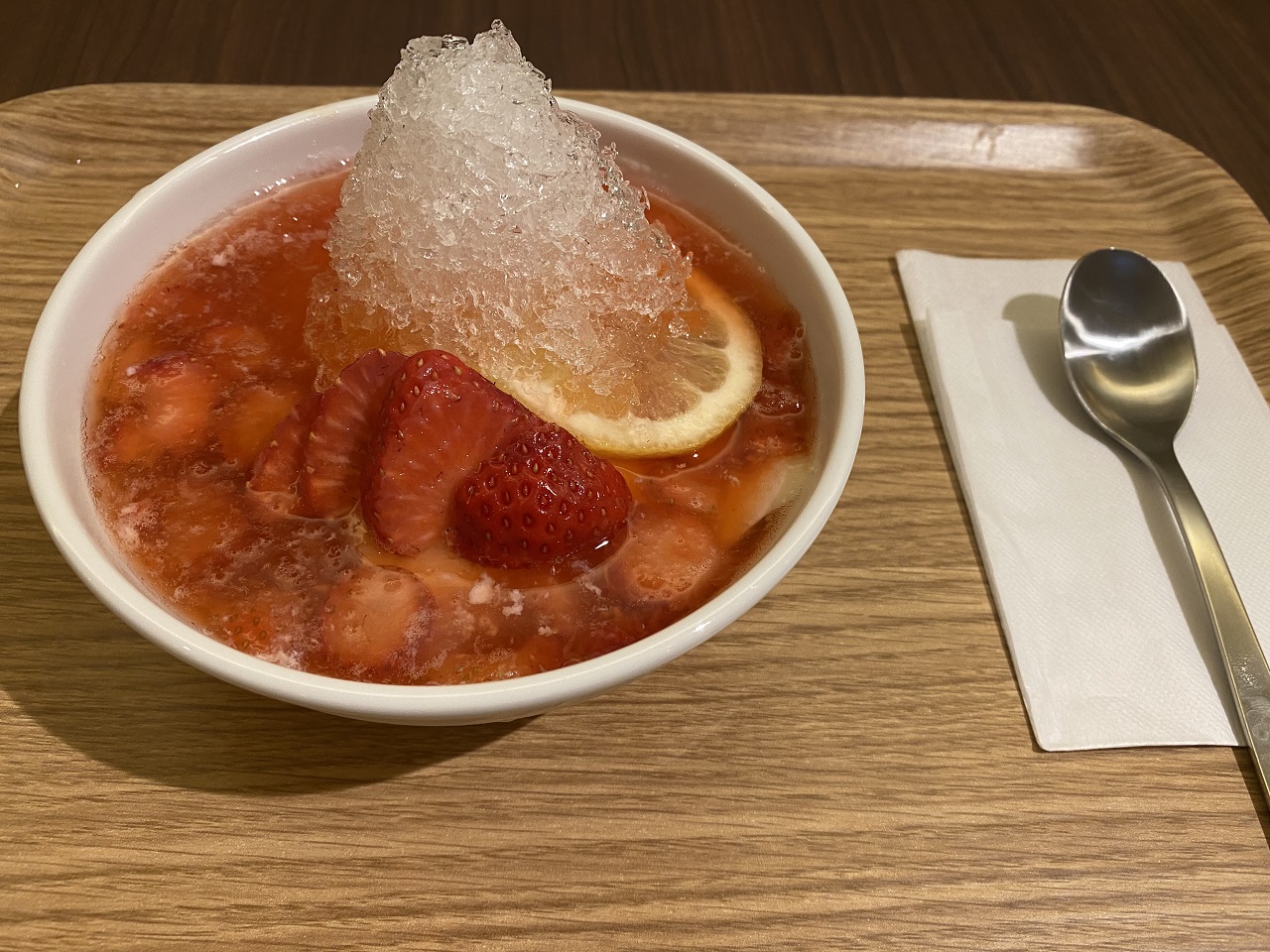 苺かき氷豆花