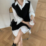 シャツ×ニットセット