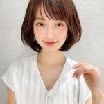 大人かわいい小顔ボブ