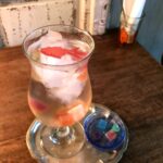 琥珀糖のソーダ水