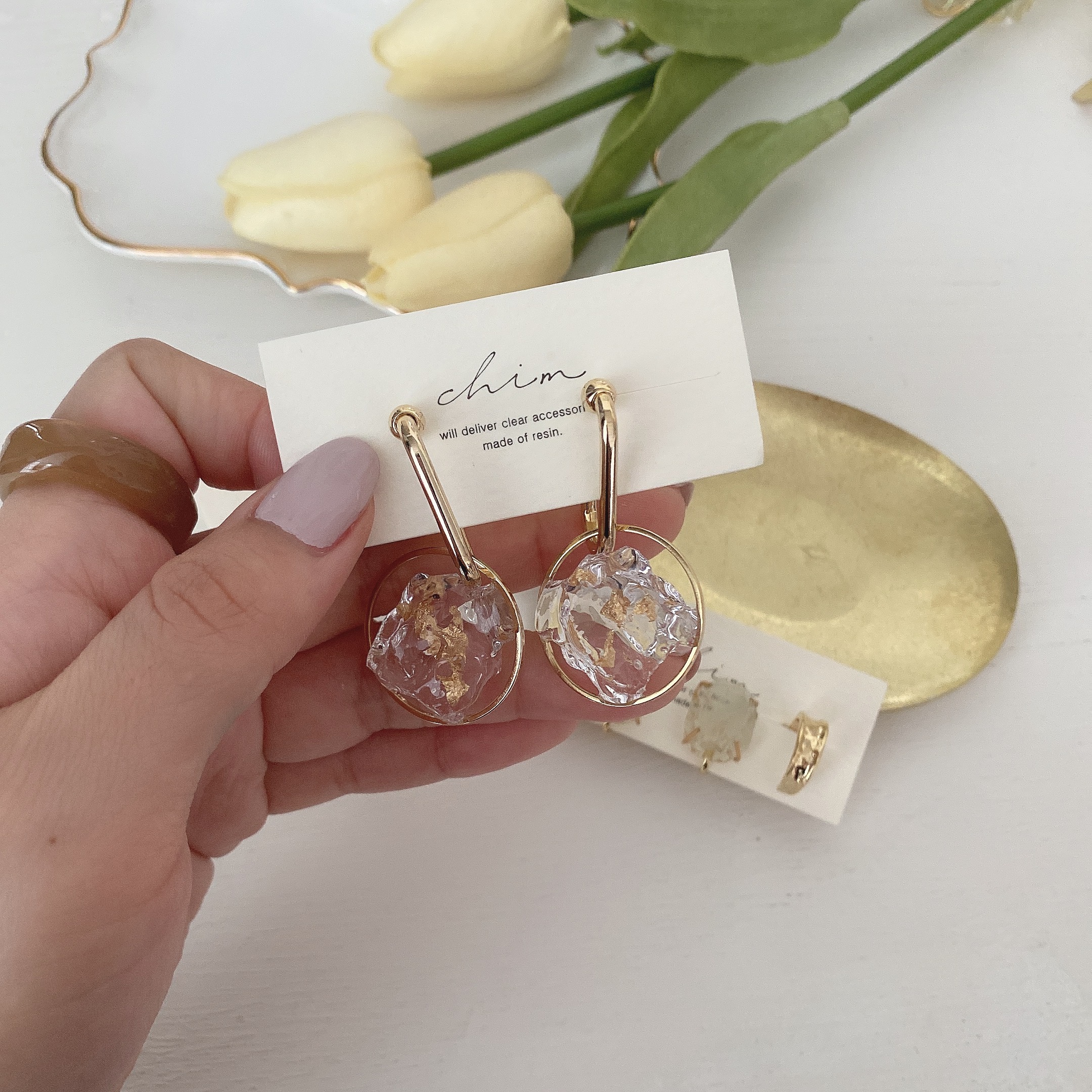 2way ピアス　イヤリング