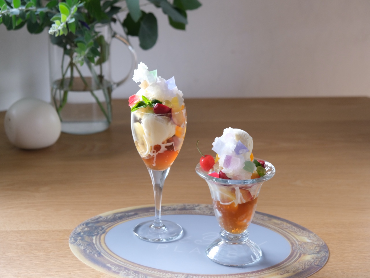 ハラペコラボ スペシャル鉱物パフェ