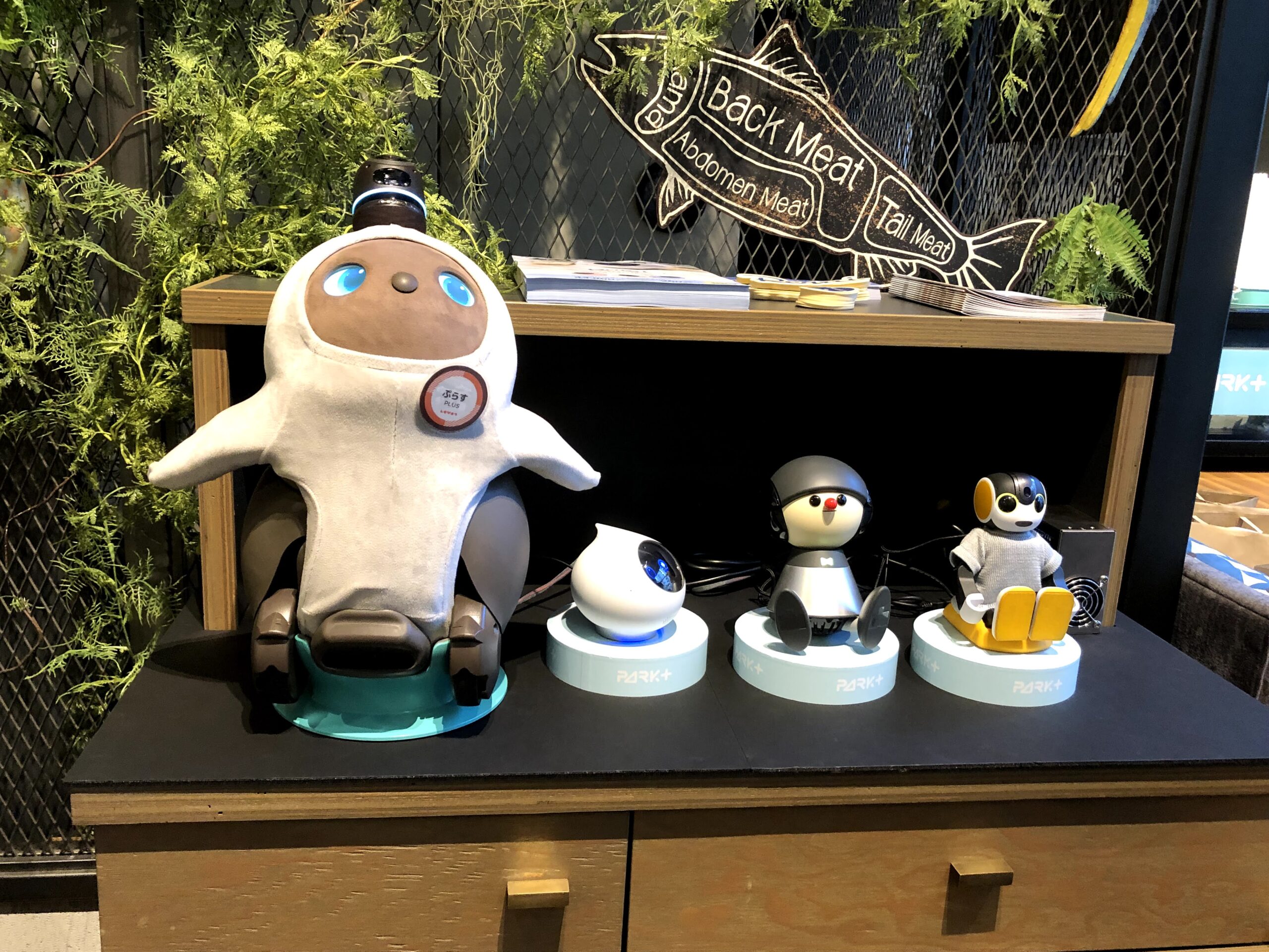4種類のパートナーロボット