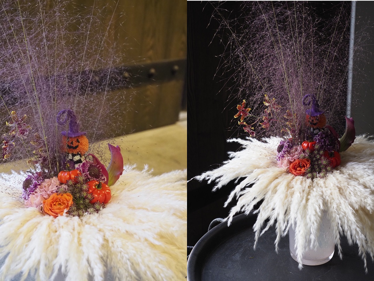 ふわっふわのハロウィンディスプレイ2種