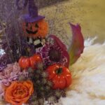 ふわふわのハロウィンディスプレイ