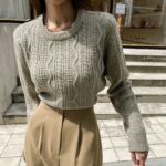 クロップドニット
