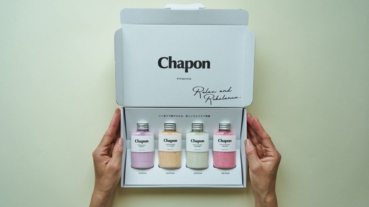 オーダーメイド入浴剤『Chapon（チャポン）』