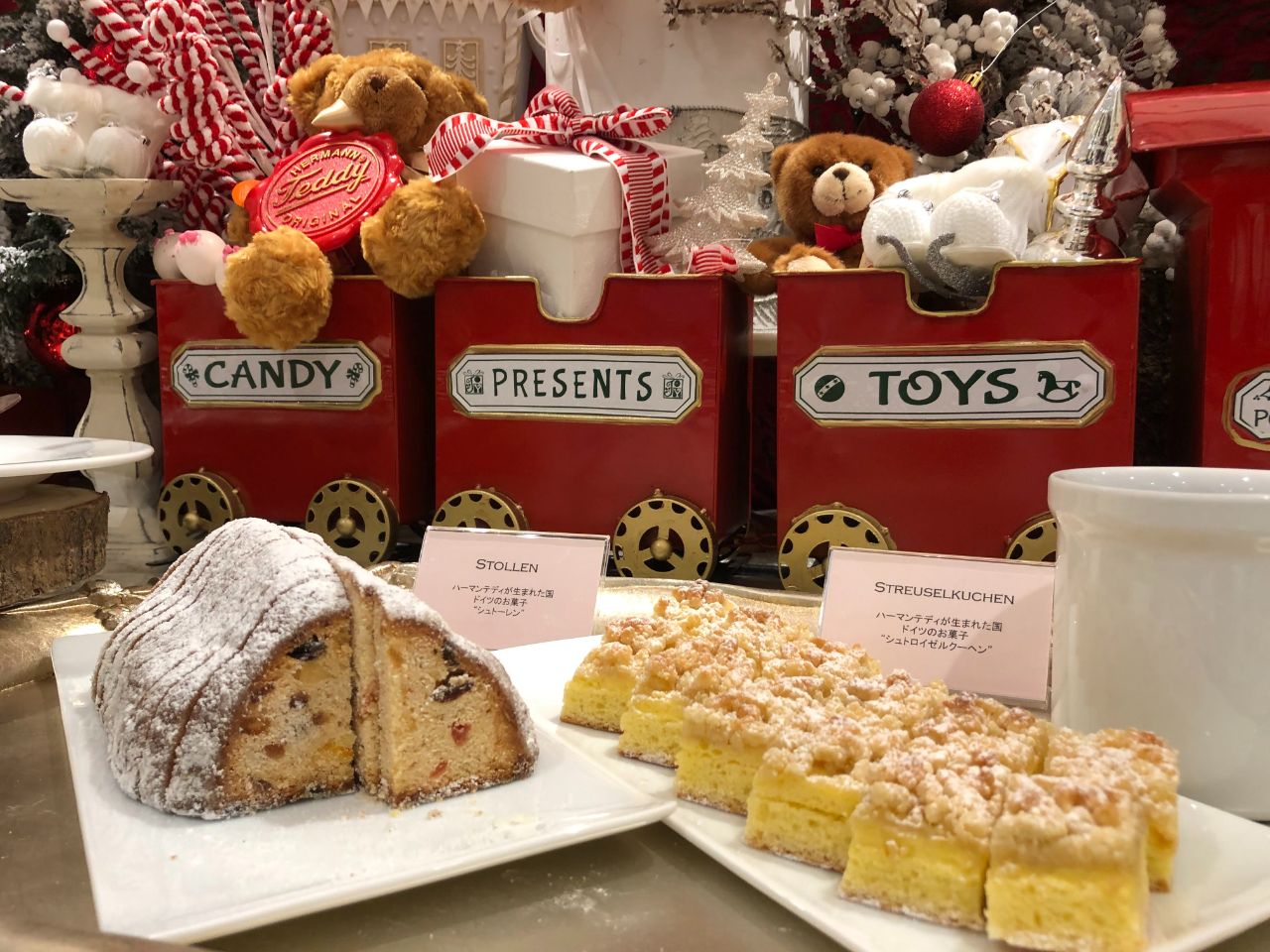 「クリスマス スイーツビュッフェ」シュトーレン