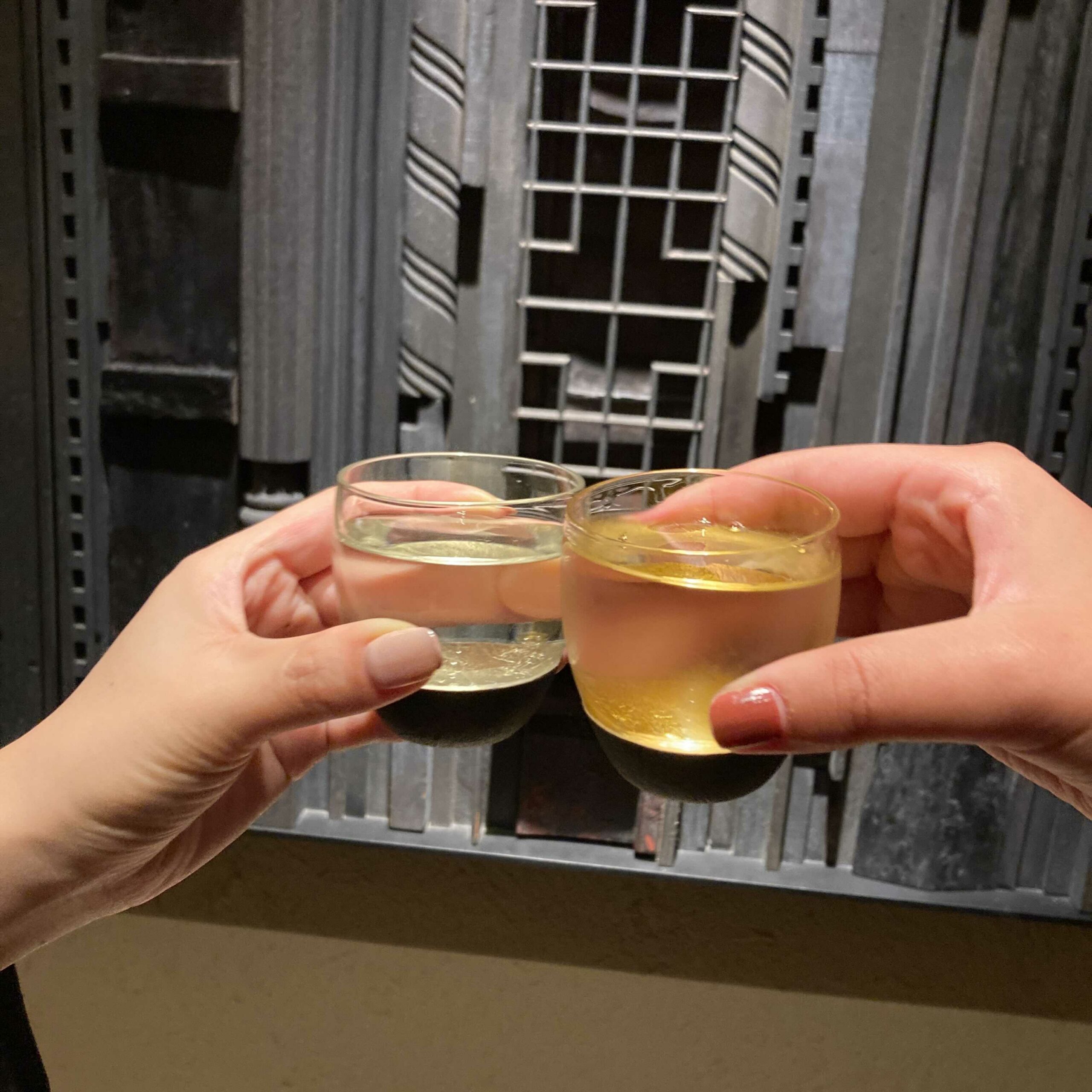 日本酒を乾杯