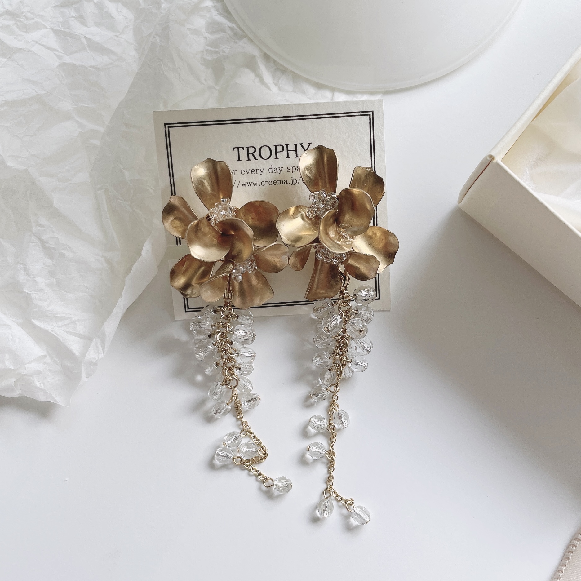 【TROPHY】mizuobako czech beads