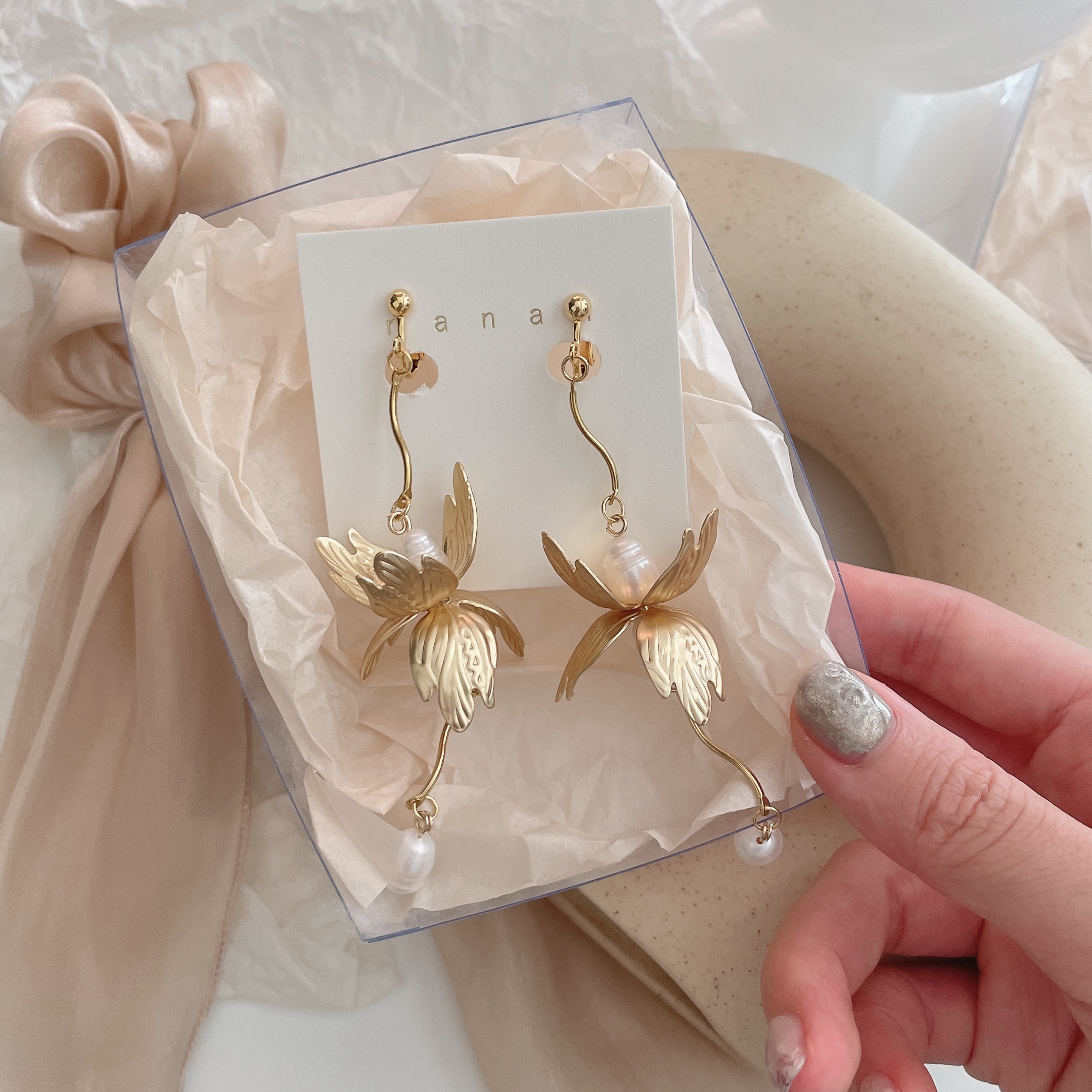 花 ピアス イヤリング