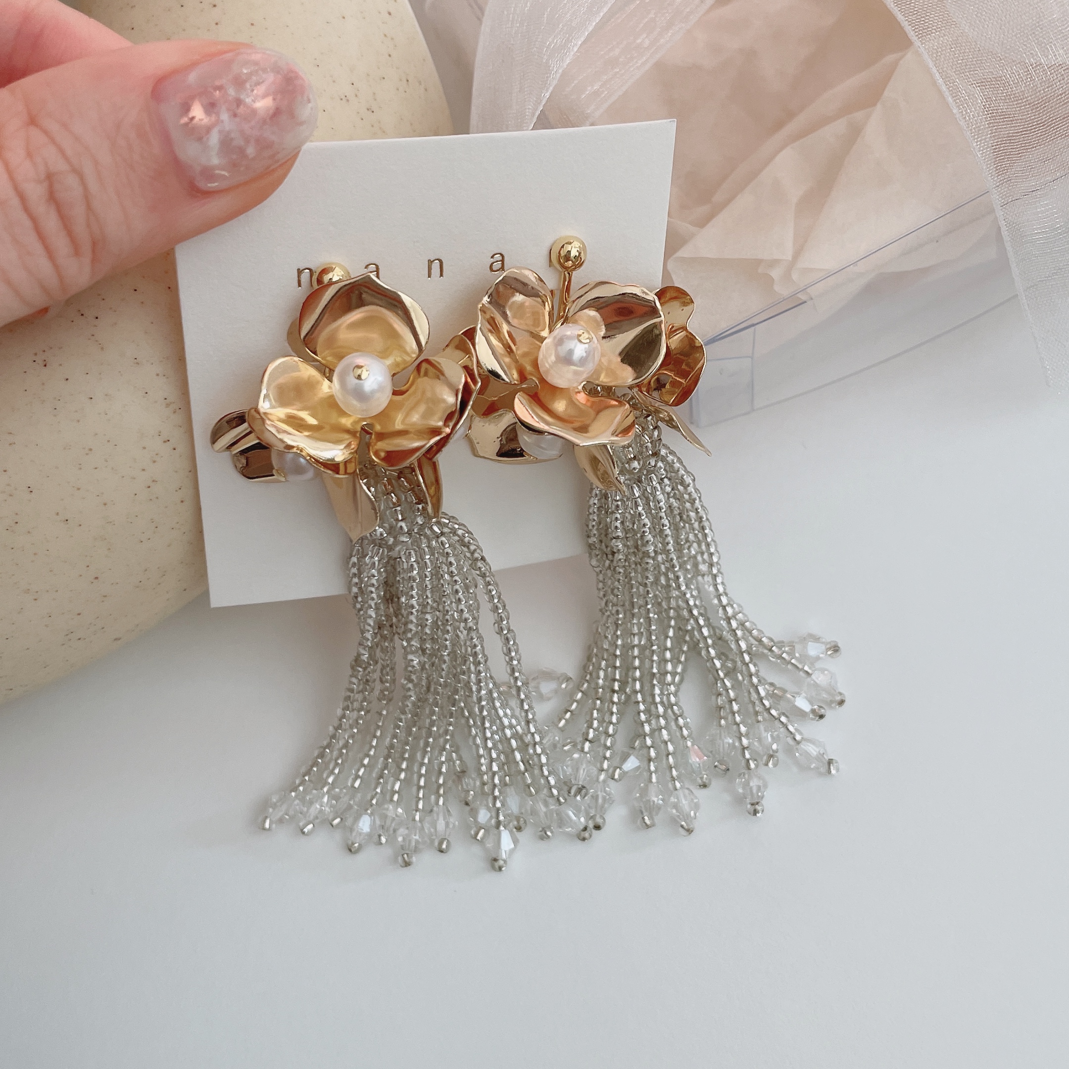 花 ピアス イヤリング