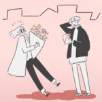 バレンタイン 冨永さんイラスト