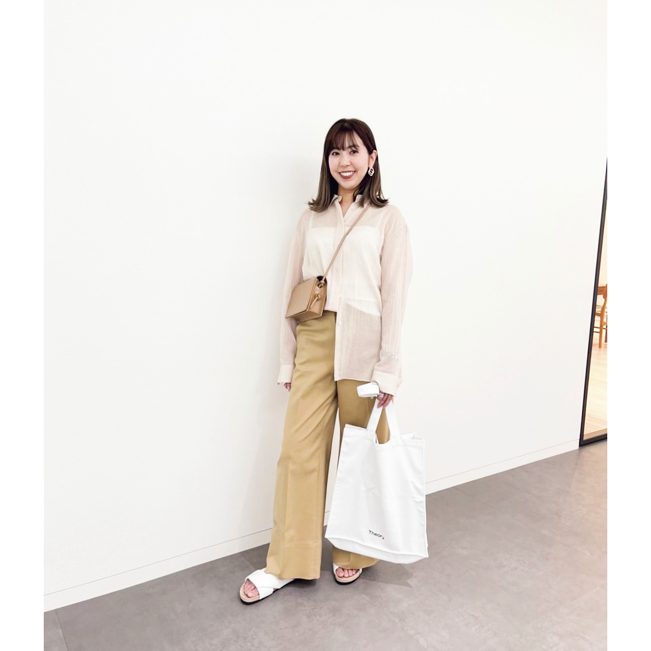 Theory×Oggi「シンプルBIGトートバッグ」
