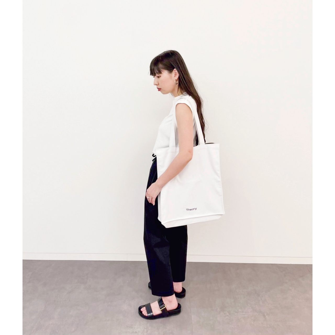 Theory×Oggi「シンプルBIGトートバッグ」