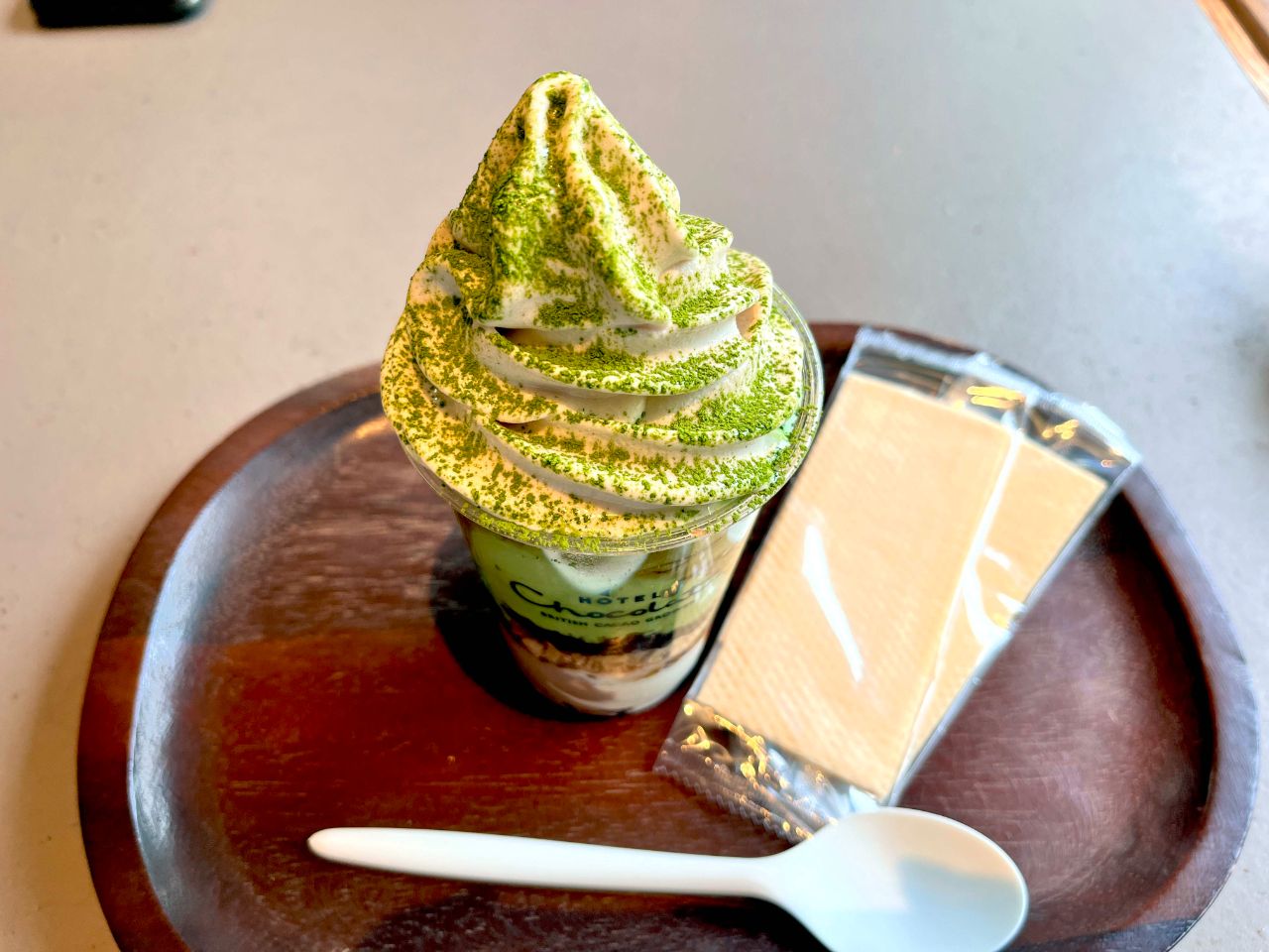 「ホテルショコラ」抹茶ッチャサンデー
