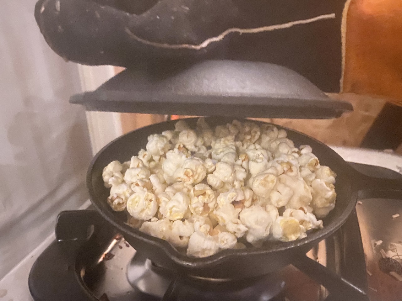ポップコーン作り