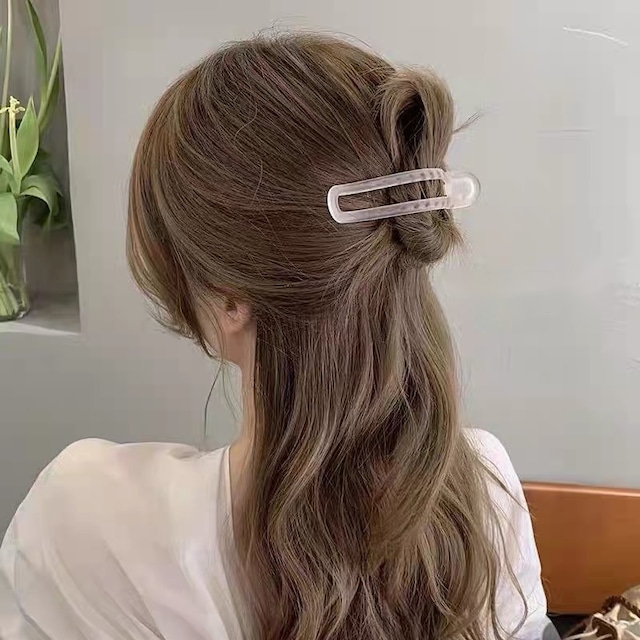 ハーフアップ