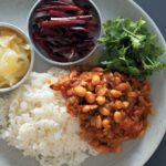 ヴィーガンレシピ、大豆のドライカレー