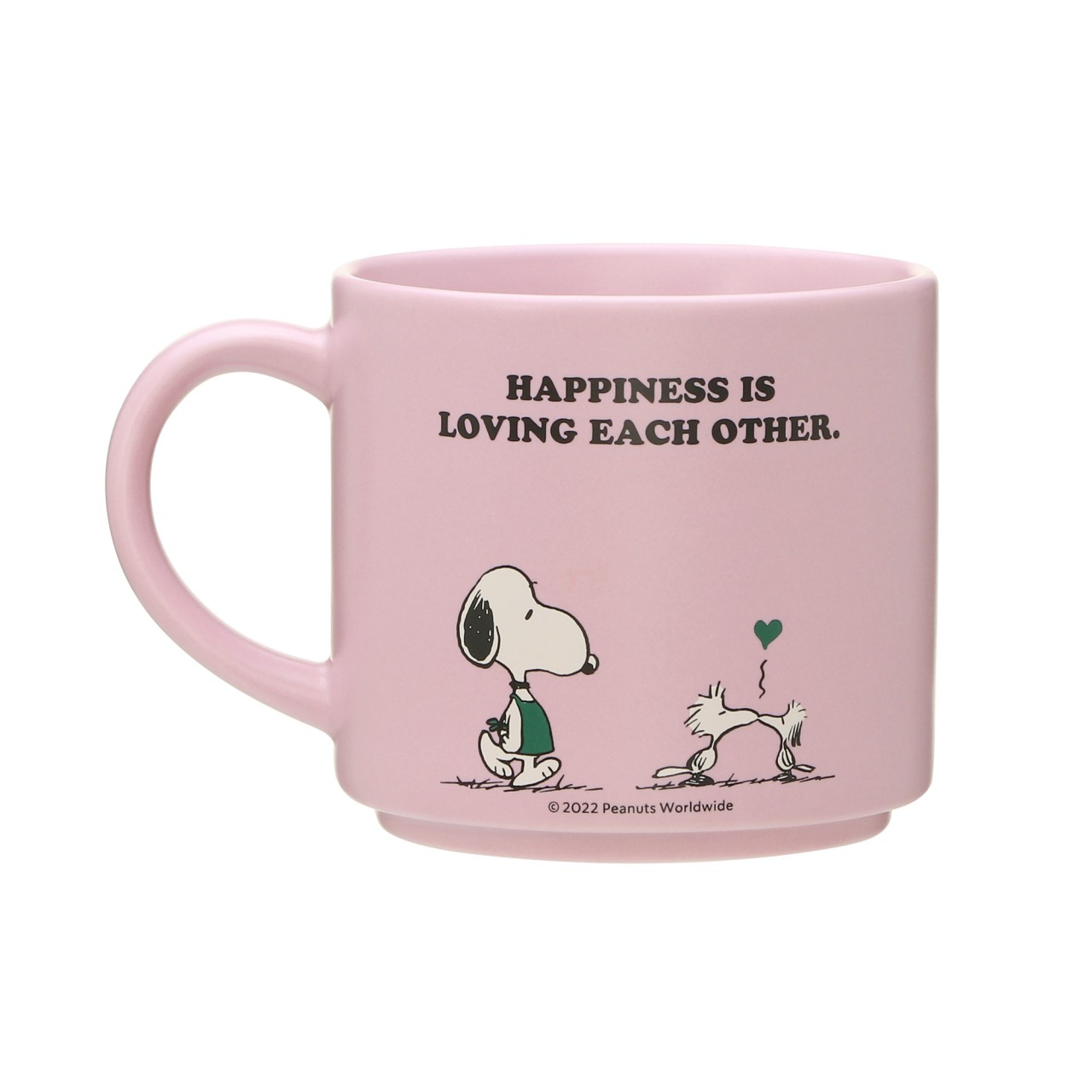 スタッキングマグPEANUTS-355ml-ピンク