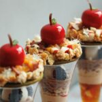 「秋のリンゴパフェ」／SALON BAKE＆TEA