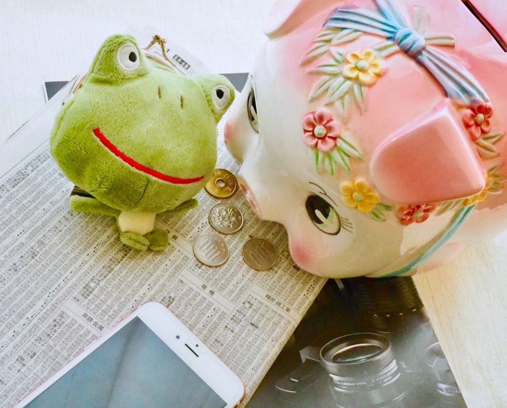 貯金箱とお金