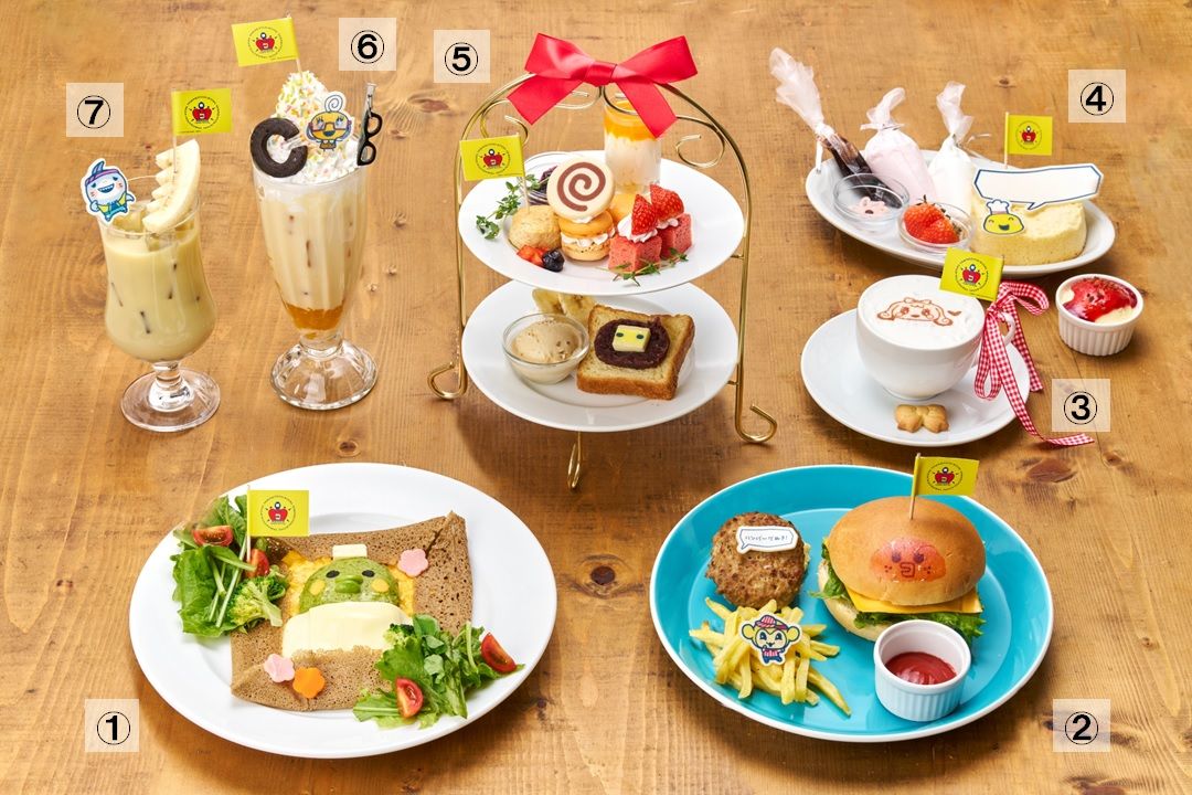 かえってきた！たまごっちのプチプチおみせっち×CAPCOM CAFEのメニュー