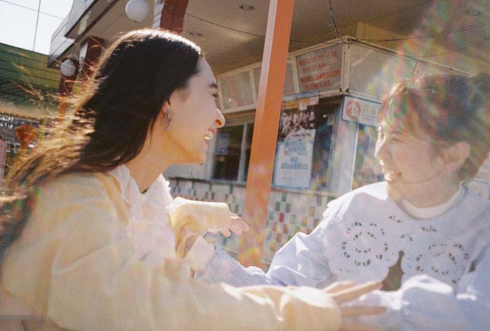 横並びの女子たち