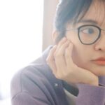 メガネをかけている女性