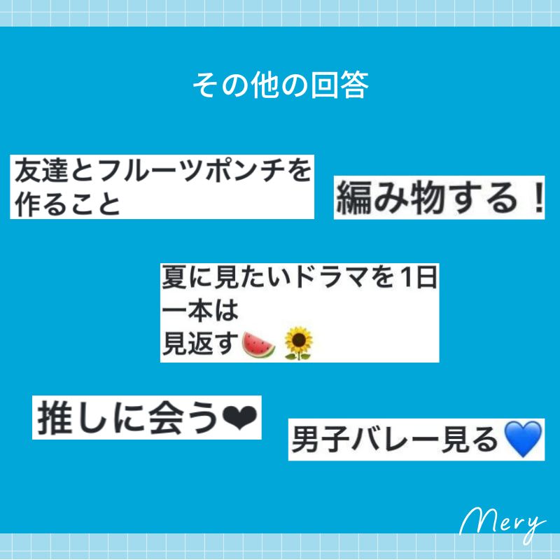 その他の回答